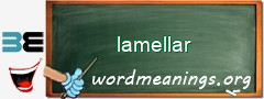 WordMeaning blackboard for lamellar